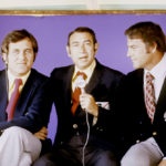 MONDAY NIGHT FOOTBALL -- Frank Gifford joined Howard Cosell and Don Meredith