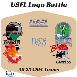 USFL Logo Battle