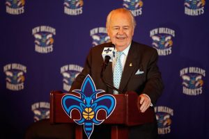 Tom Benson New Orleans Hornets Introduce