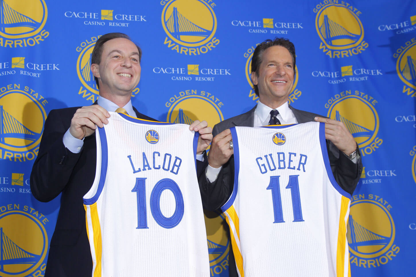 Guber and Lacob Jerseys