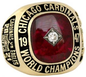 Championship Ring - Chicago Cardinals 1947