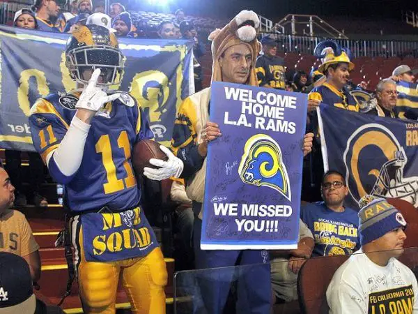 LA Rams Return 2016