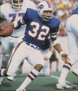 O.J. Simpson of the Buffalo Bills in action