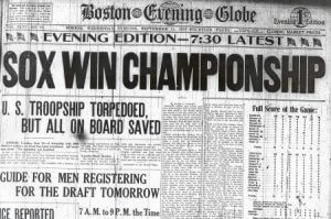 Sox Win Championship 1918