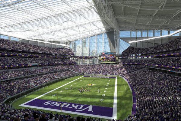 Minnesota Vikings US Bank BRXLZ Stadium FOCO