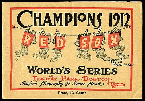 World Series 1912 Boston Red Sox