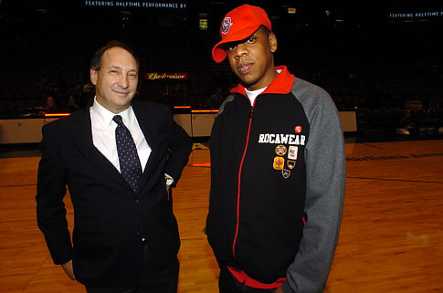 Bruce Ratner and Jay-Z.