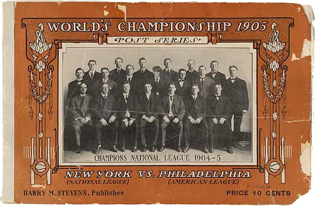 1905 New York Giants World Series