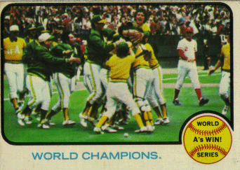 1972 Oakland Athletics World Series