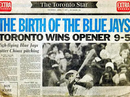 Blue Jays Opener 1977