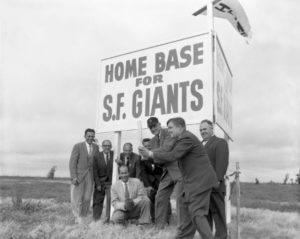 SF Giants Staff at Candlestick Park 1957