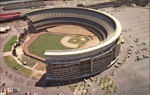 Aerial View of Shea Stadium Queens