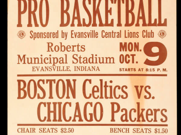 Celtics-Packers Program 1961