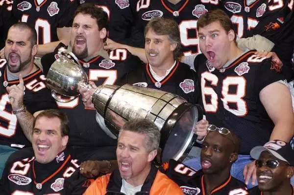 Grey Cup BC Lions 2000