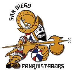 San Diego Conquistadors Primary Logo 1972 - 1975