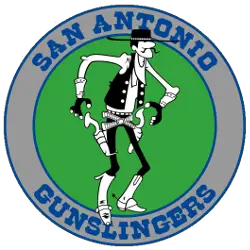 San Antonio Gunslingers Primary Logo 1984 - 1985