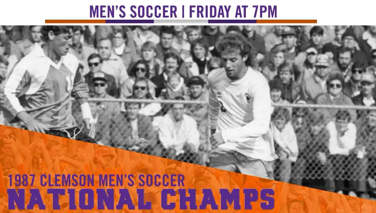 Clemson Tigers Soccer Champs 1987