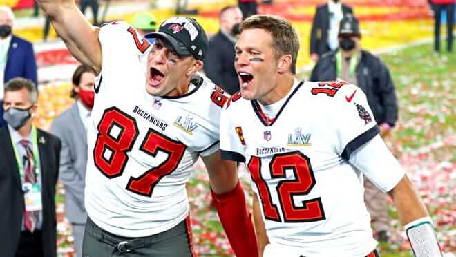 Brady and Gronk Tampa Bay Buccaneers 2021