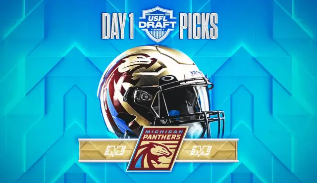 USFL-Michigan_Panthers Helmet