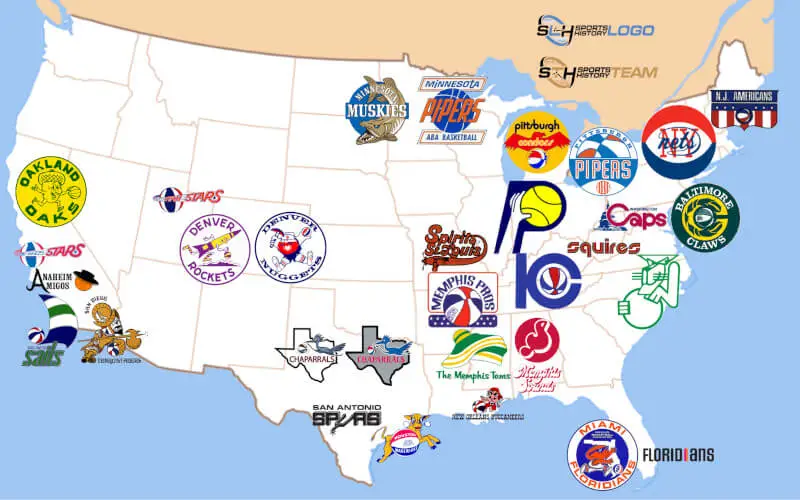 ABA Teams Map