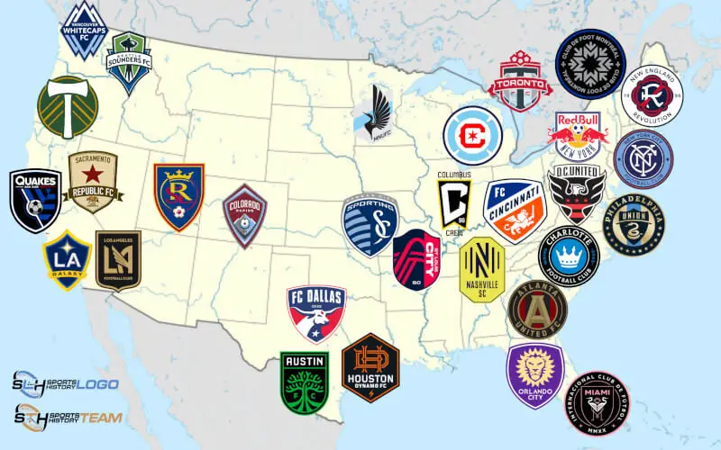 MLS Teams Map