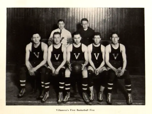 1920: Villanova College (now University) forms its first basketball team