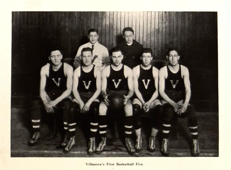 1920: Villanova College (now University) forms its first basketball team