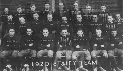1920 Decatur Staleys season