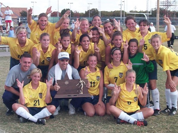 1996: The Texas A&M Commerce Lions women’s soccer team