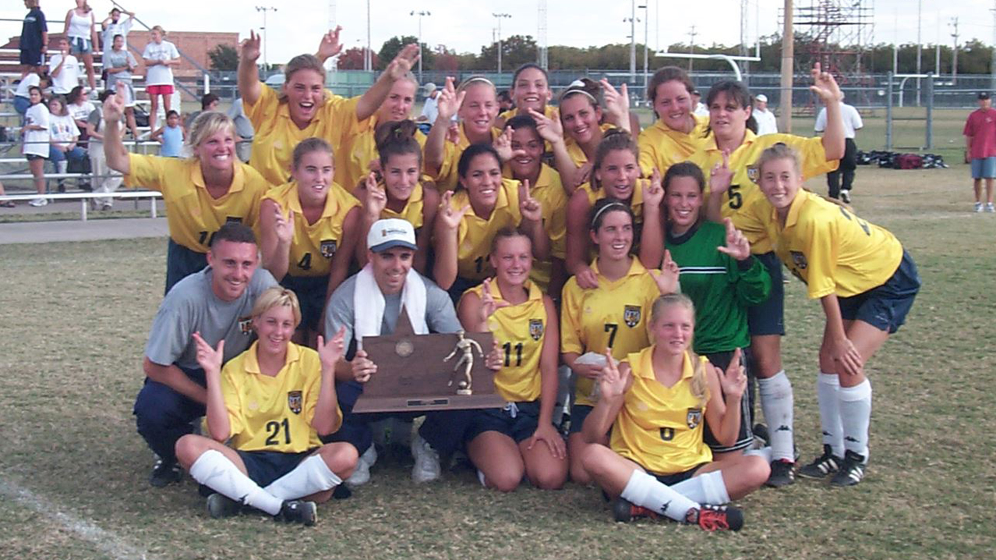 1996: The Texas A&M Commerce Lions women’s soccer team