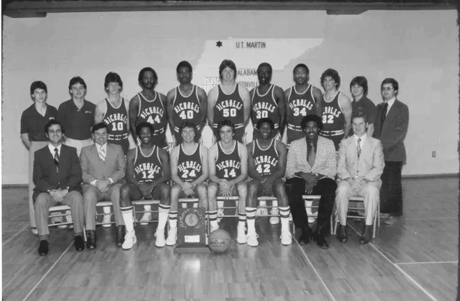 Nicholls State Colonels men’s basketball team 1986