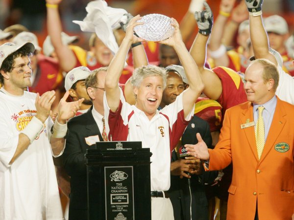 Southern California Trojans 2004 wins its tenth national championship