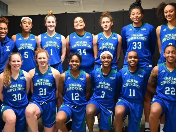 2018: The Texas A&M-Corpus Christi Islanders women’s basketball team