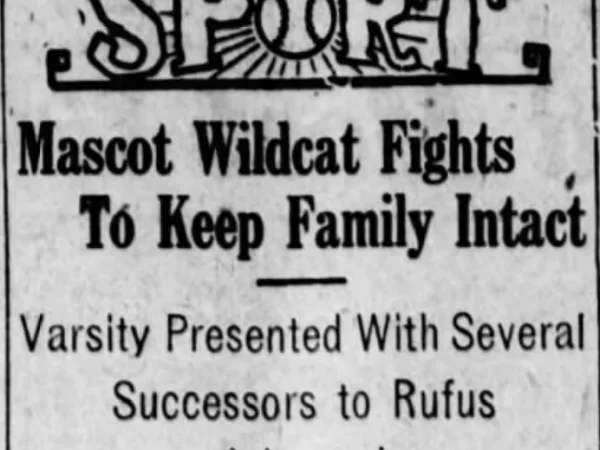1914: The University of Arizona officially adopts the nickname "Wildcats"
