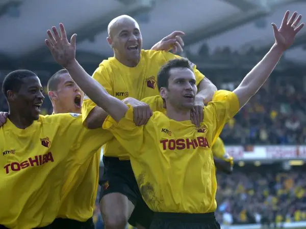 2003: Watford FC reaches the semi-finals of the League Cup