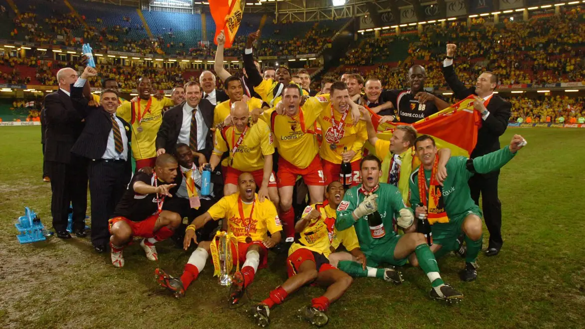 2006 Watford FC wins promotion back to the Premier League
