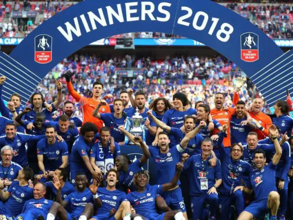 2018: The Chelsea club wins its eighth FA Cup