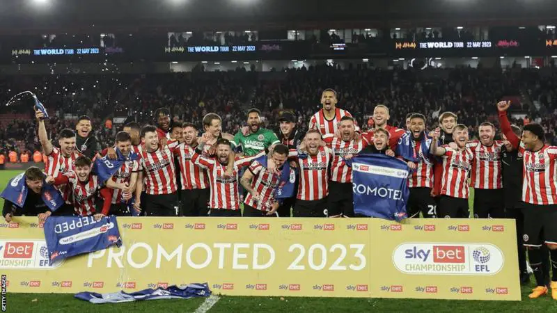 Sheffield United beat West Brom at Bramall Lane to win promotion back to the Premier League