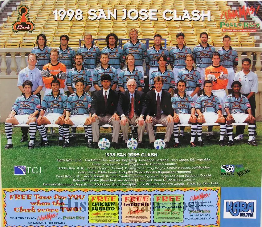 1998: The San Jose Clash club