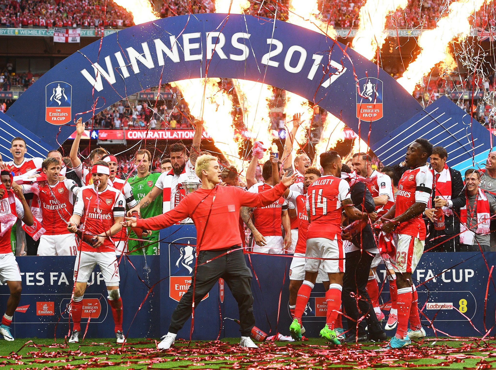 2017: The Arsenal club wins FA Cup