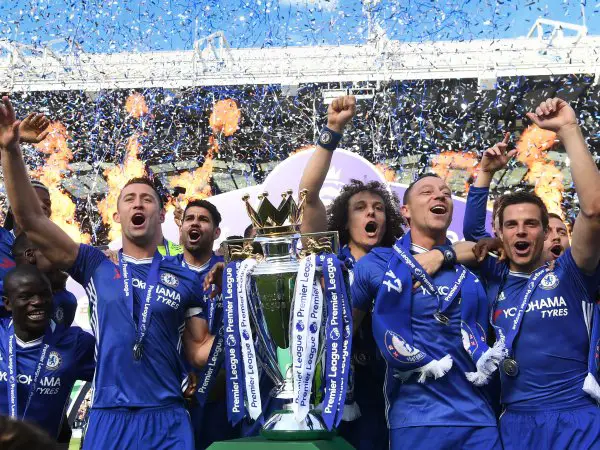2017: The Chelsea club wins its fifth Football League First Division title