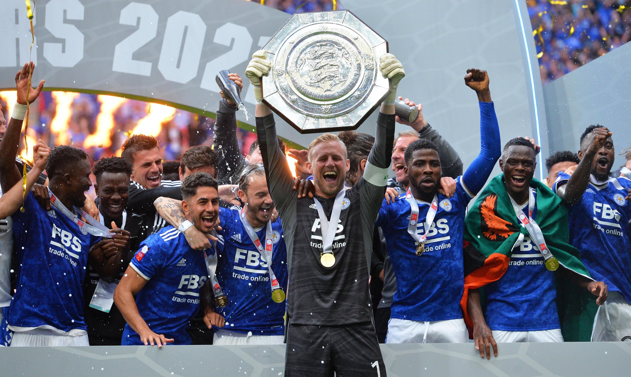 Leicester City Win The Community Shield
