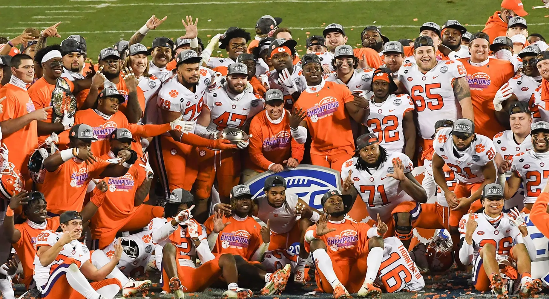 2021 The Clemson football team wins ACC championship