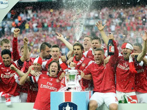 2014: The Arsenal club wins FA Cup