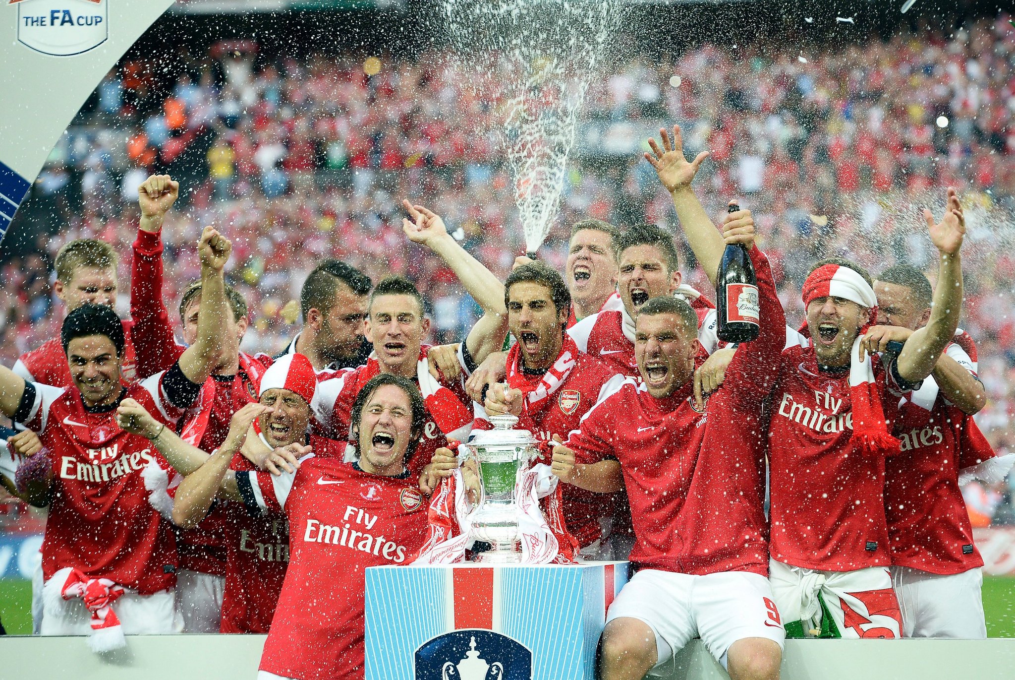 2014: The Arsenal club wins FA Cup