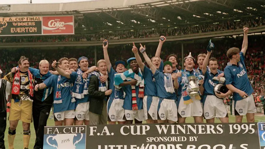 Everton won their third FA Cup in 1995