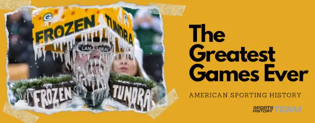 STH News Header - Greatest Game NFL History
