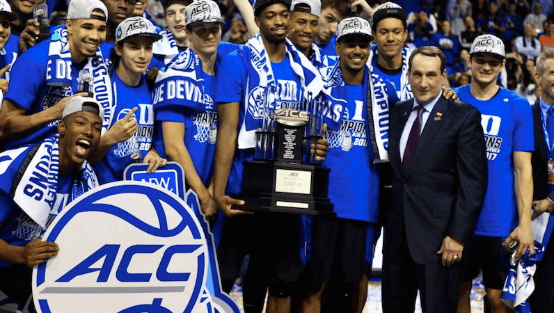 2017: Duke wins its 12th ACC tournament title in men’s basketball