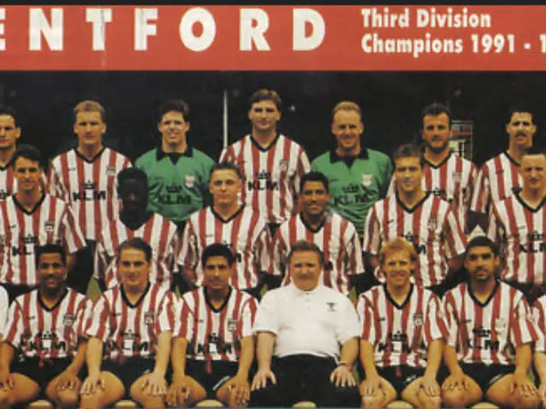 Brentford club wins the Third Division title
