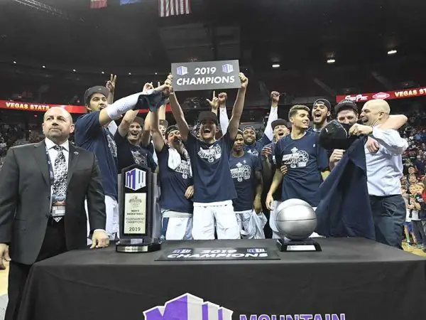 Utah aggies men’s basketball team won Mountain West Conference tournament title